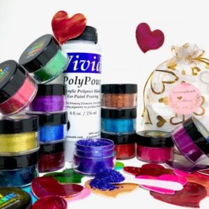 ...NEW "Be Still My Heart", 13pc. 15ml Jars, GLITZ set - Bakers Dozen - Primary Elements w/ 8oz PolyPour LIMITED EDITION set. OFFER ENDS 3/15/21