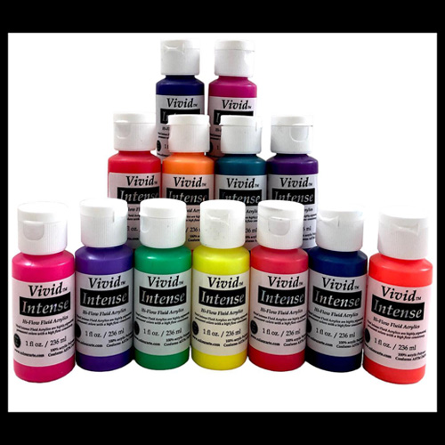 Fluorescent Colours / Fluid Acrylic Paint – Precise