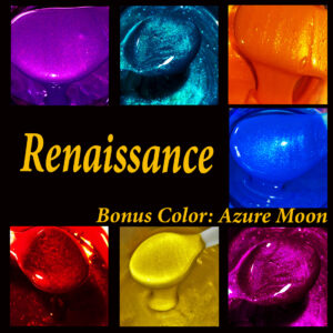 ..NEW Renaissance Primary Elements 30ml Jars, 6pc. set | Bonus Color Azure Moon ( back in stock)